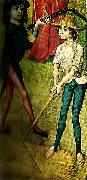 threshing wheat eary sixteenth century oil painting artist